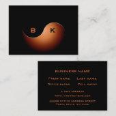 Yang-Geschäft - Kaffee Visitenkarte (Vorne/Hinten)