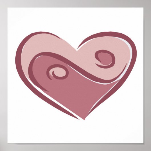 Yang-Herz Poster (Vorne)