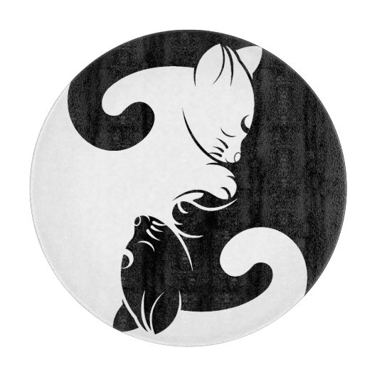 Yang-Katzen Schneidebrett (Vorderseite)