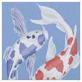 Yang-koi-Fisch Stoff (Nahaufnahme)