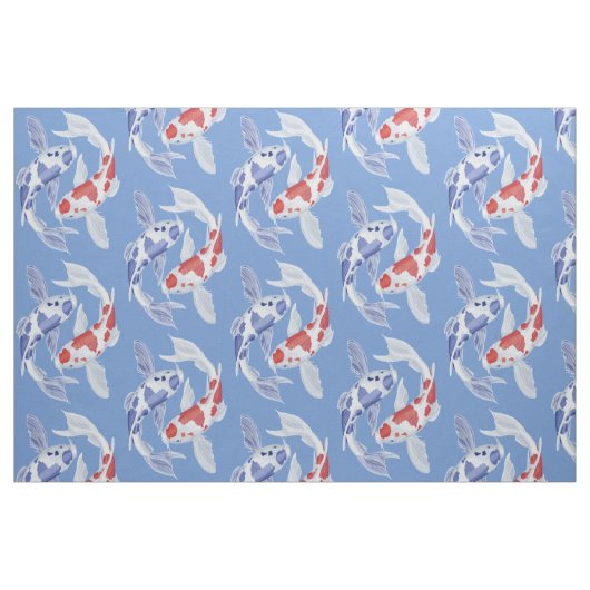 Yang-koi-Fisch Stoff (Fat Quarter (45,7 x 55,9 cm))