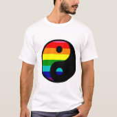 Yang mit Regenbogen T-Shirt (Vorderseite)