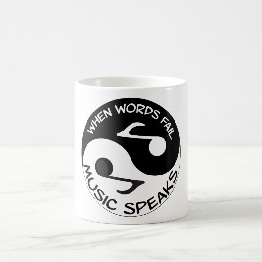 Yang-Musik Kaffeetasse (Mittel)
