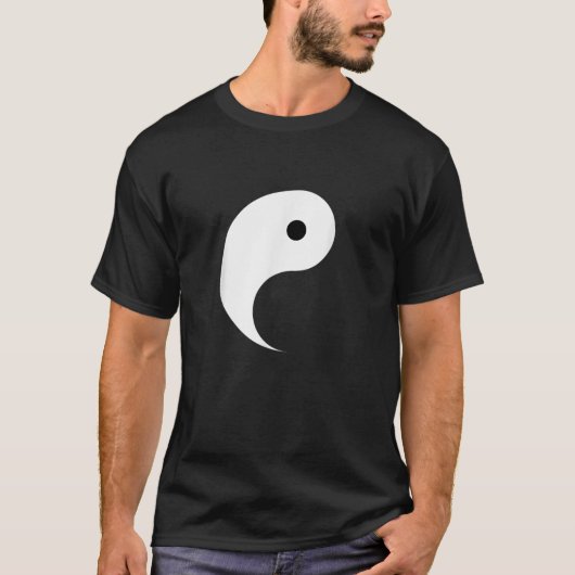 Yang passend zur Yin Yang-Kostüm T-Shirt (Vorderseite)