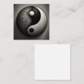 Yang Quadratische Visitenkarte (Vorne/Hinten)