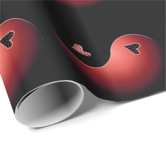 Yang - rot geschenkpapier (Rolleneckpunkt)