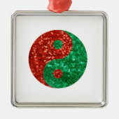 Yang Silbernes Ornament (Vorne)