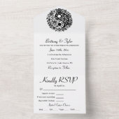 Yang Wedding All In One Einladung (Innen Boden)