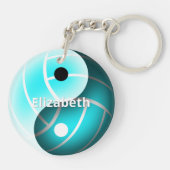 Yang-Yang-Volleyball Schlüsselanhänger (Rückseite)