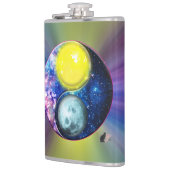 Yang-Yin / Sonne-Mond Flachmann (Links)