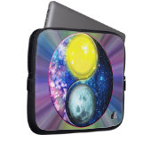 Yang-Yin / Sonne-Mond Laptopschutzhülle (Vorne Rechts)