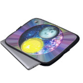 Yang-Yin / Sonne-Mond Laptopschutzhülle (Vorne Knopf)