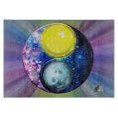Yang-Yin / Sonne-Mond Schneidebrett (Vorderseite)