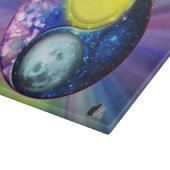 Yang-Yin / Sonne-Mond Schneidebrett (Ecke)