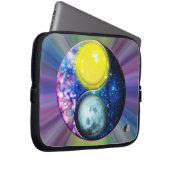 Yang-Yin / Sun-Moon Laptopschutzhülle (Vorne Rechts)