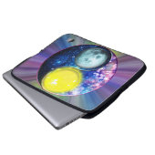 Yang-Yin / Sun-Moon Laptopschutzhülle (Vorne Knopf)