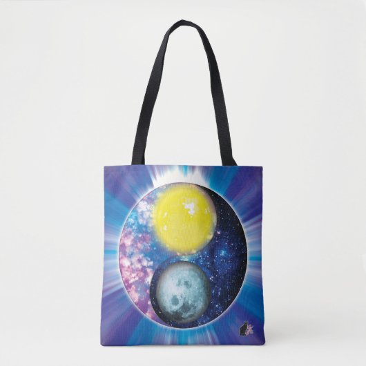 Yang-Yin / Sun-Moon Tasche (Vorderseite)