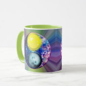 Yang-Yin / Sun-Moon Tasse (Vorderseite Links)