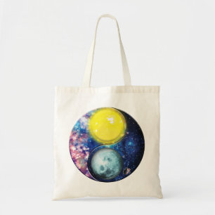 Yang-Yin/Sun-Moon-Tote-Tasche Tragetasche