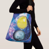 Yang-Yin / Sun-Moon Tragetaschen Mit Langen Trägern (Von Nahem)