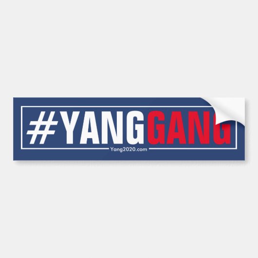 #YangGang - Andrew Yang 2020 Autoaufkleber (Vorne)