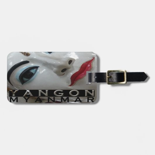 Yangon Gepäckanhänger (Vorderseite horizontal)