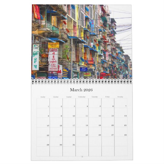 Yangon Myanmar Kalender (Mär 2026)