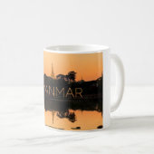 Yangon, Myanmar Reisebecher Kaffeetasse (VorderseiteRechts)