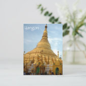Yangon Postkarte (Stehend Vorderseite)