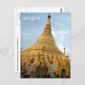 Yangon Postkarte (Vorne/Hinten)