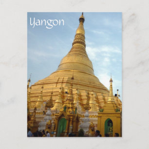 Yangon Postkarte