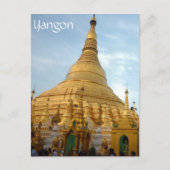 Yangon Postkarte (Vorderseite)