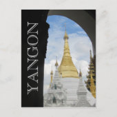 Yangon Postkarte (Vorderseite)