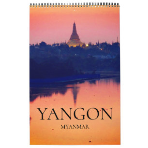 Yangon-Reisen Kalender