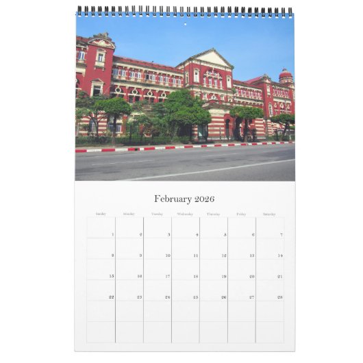 Yangonreisen Kalender (Feb 2026)