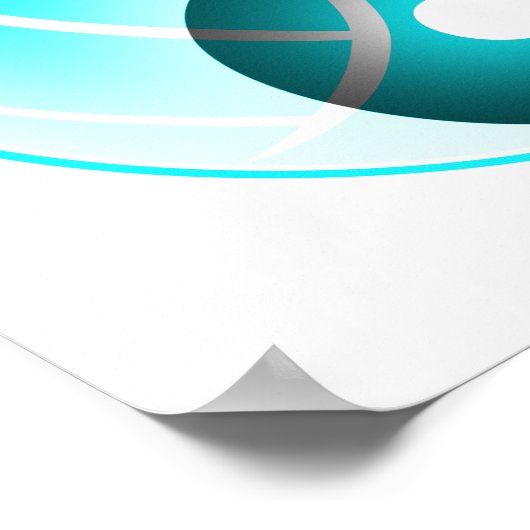 Yangyjang-Sportvolleyball-Mädchen Poster (Ecke)