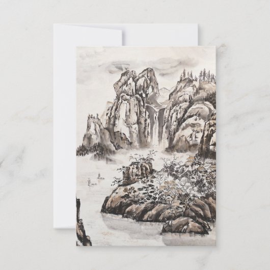 Yangze River mit Wasserfall (Vorderseite)