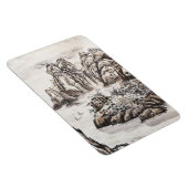 Yangze River mit Wasserfall Magnet (Rechte Seite)