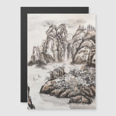 Yangze River mit Wasserfall Magnetkarte (Vorne/Hinten)