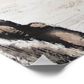 Yangze River mit Wasserfall Poster (Ecke)