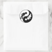 Yanjangklebrüge Runder Aufkleber (Tasche)