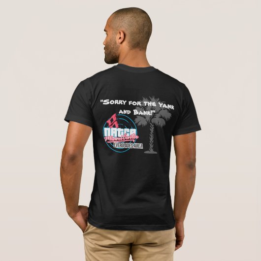 Yank & Bank mit aktualisierter Front T-Shirt (Schwarz voll)