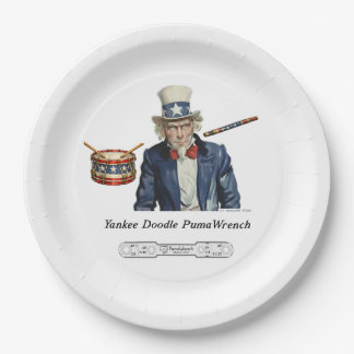 Yankee Doodle PumaWrench Pappteller