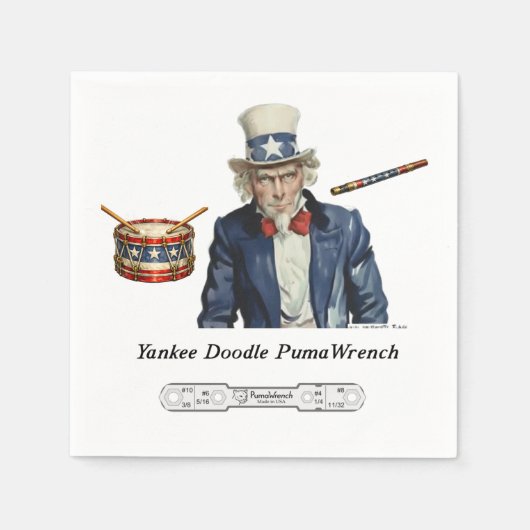 Yankee Doodle PumaWrench Serviette (Vorderseite)