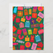 Yankee Swap Geschenkbörse, GeschenkHintergründe, Z Einladung (Rückseite)