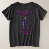 Yankī Sigma Typ Große Größe T-Shirt (Design Rückseite)