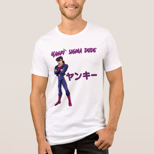 Yankī Sigma Typ Tri-Blend Shirt (Vorderseite)