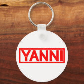 Yanni Briefmarke Schlüsselanhänger (Vorderseite)