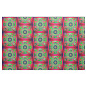 YANTRA - das große Rad - grün rosa Stoff (Fat Quarter (45,7 x 55,9 cm))