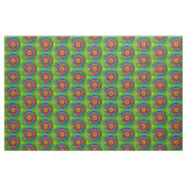 YANTRA - das große Rad - grüne Violette Stoff (Yard (91,4 cm))